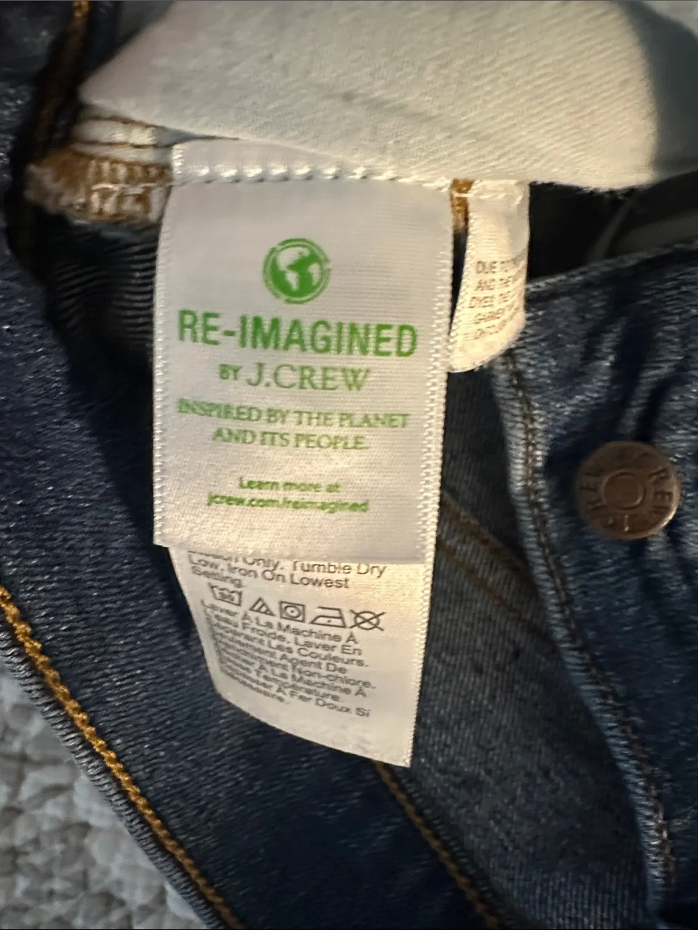 J. Crew Blue Rolled Hem Denim Shorts